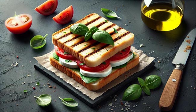 Foto Toast Caprese